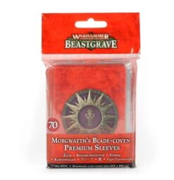 Morgwaeth's Blade-Coven Premium Sleeves - Warhammer Underworlds Beastgrave