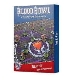 Blood Bowl Dark Elf Double Sided Pitch & Dugouts