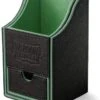 Dragon Shield Nest+ 100 Deck Box, Black/Green
