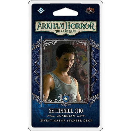 Nathaniel Cho Investigator Starter Deck Arkham Horror LCG Expansion 3 Nathaniel Cho Investigator Starter Deck Arkham Horror LCG Expansion