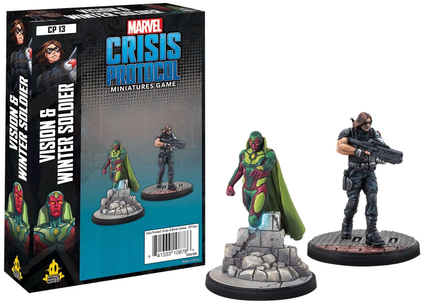 Vision And Winter Soldier Character Pack - Marvel Crisis Protocol 3 Vision And Winter Soldier Character Pack - Marvel Crisis Protocol
