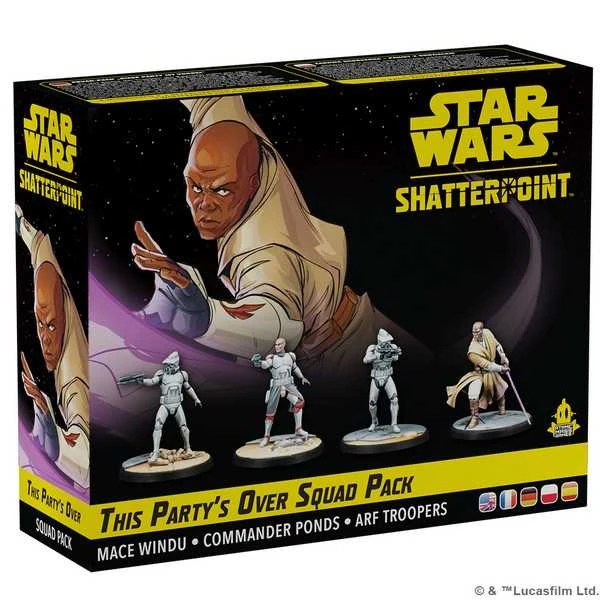 This Party's Over (Mace Windu) Squad Pack: Star Wars Shatterpoint 3 This Party's Over (Mace Windu) Squad Pack: Star Wars Shatterpoint