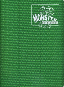 Monster Protectors 9-Pocket Holofoil Green Binder