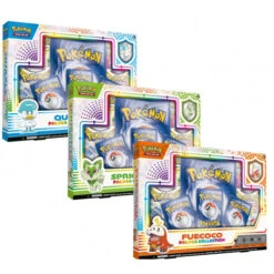 Paldea Collection Set Of 3 - Sprigatito / Fuecoco / Quaxly Pokemon