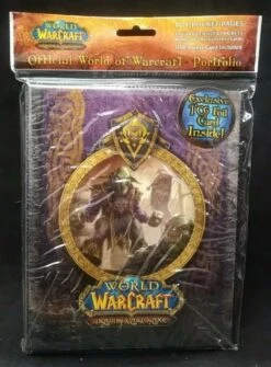 Official World Of Warcraft Portfolio W/ Exclusive Foil Card Landro