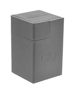 Ultimate Guard 100 Plus XenoSkin Flip N Tray Deck Case Black