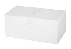 White Ultimate Guard XenoSkin 200 Plus Twin Flip-n-Tray Deck Case