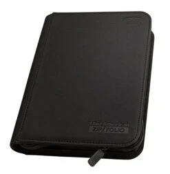 Black Ultimate Guard Mini American 9-Pocket XenoSkin ZipFolio